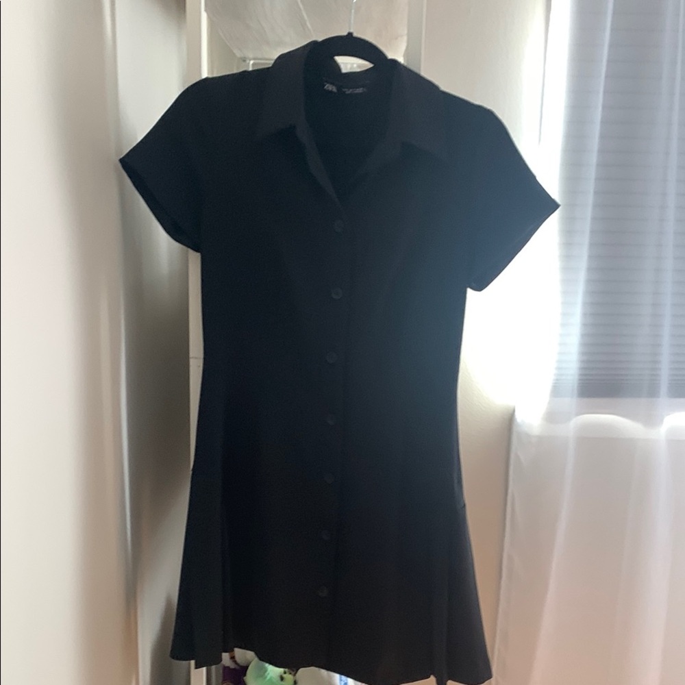 Elegant Black Button-Up Women's Top